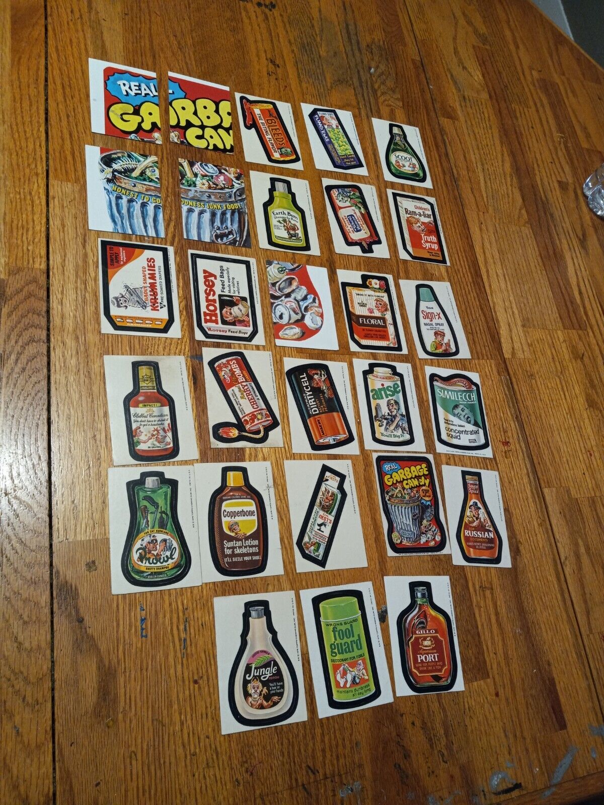 1976-77 Wacky Packages Series 16 Lot