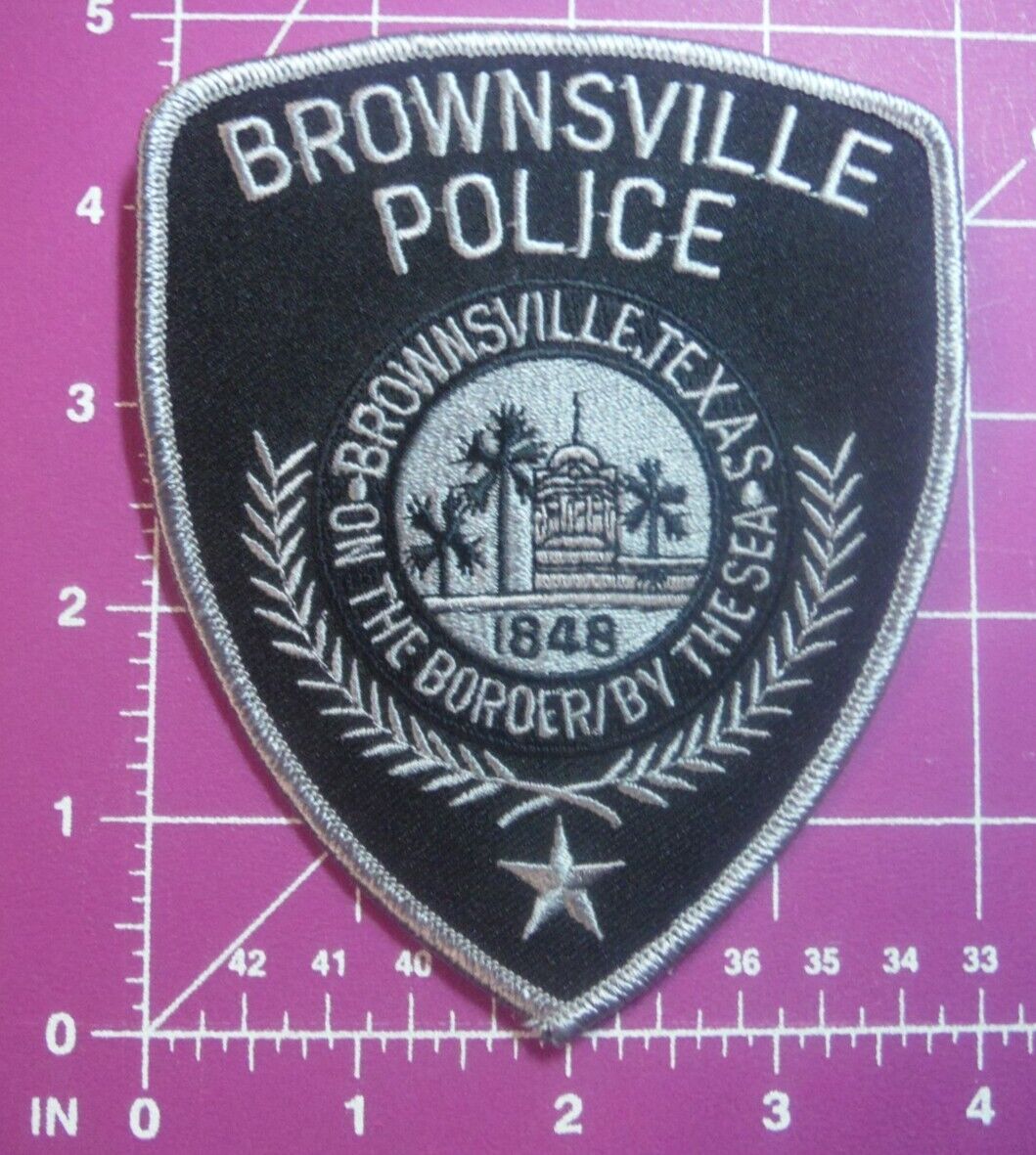 Brownsville Texas police patch-new