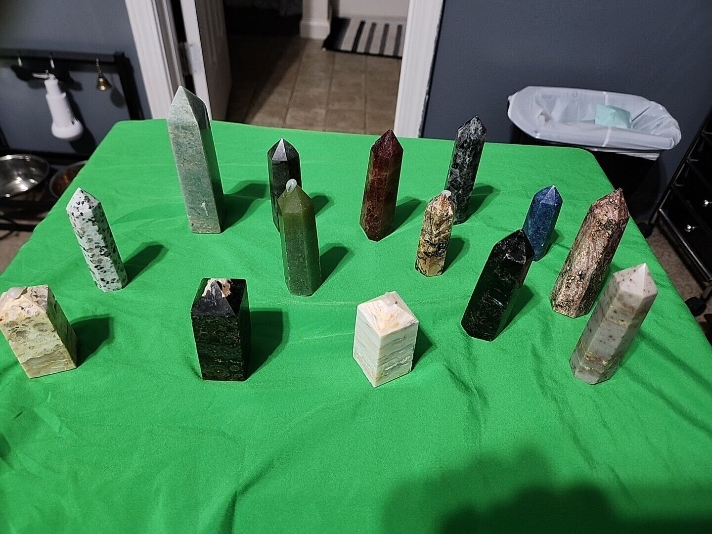14 Crystal Rock Towers Preowned Great Condition All 70 Dollars