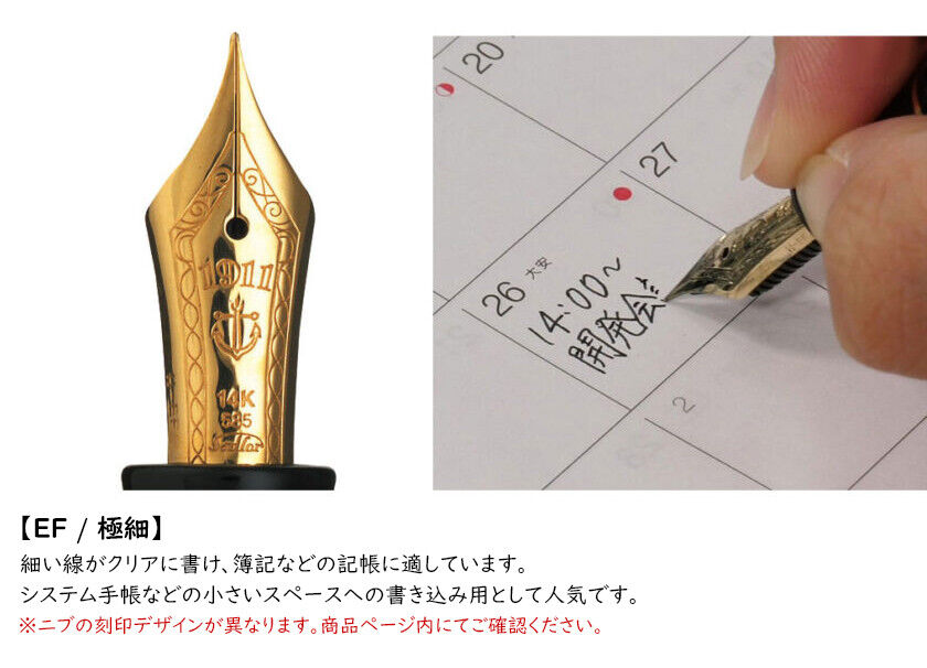 Sailor × Wancher Professional Gear 21K Fountain Pen Weeping Wisteria lavender