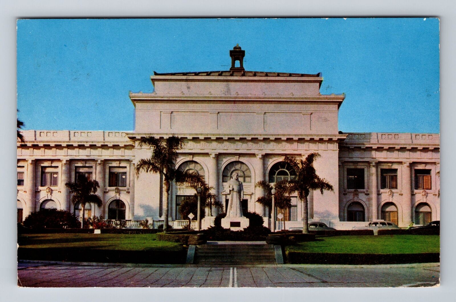 Ventura CA-California, Ventura County Court House, Antique Vintage Postcard