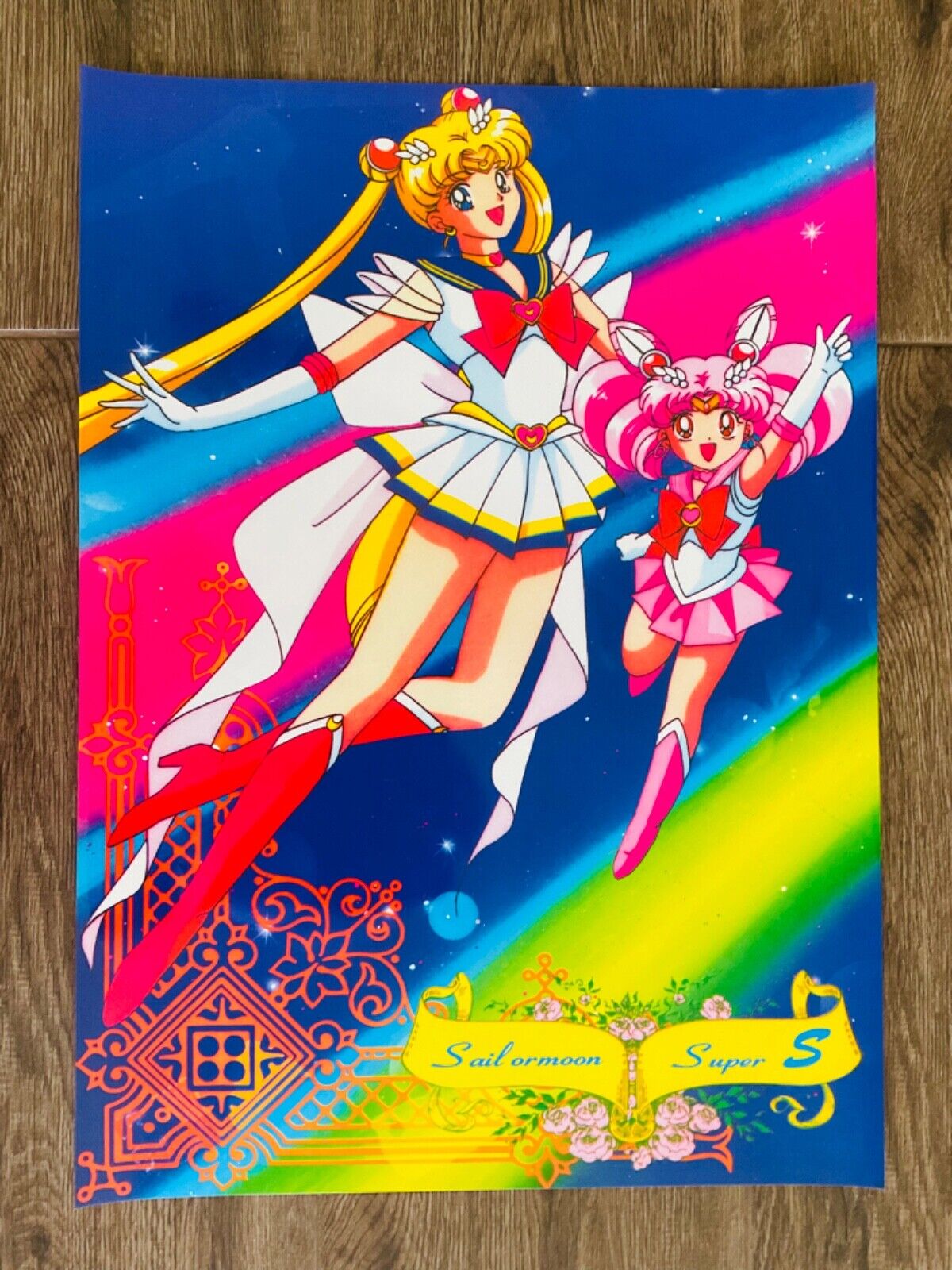 Sailor Moon Poster Choose Chibimoon Tuxedo Mask Manga Rare Anime New