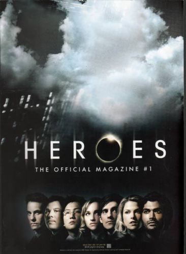 HEROES the official magazine #1 PX variant 100 page TITAN 2008 NBC heroes reborn