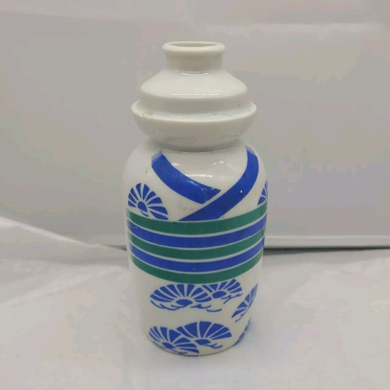 VTG Kamotsuru Porcelain Japanese Sake Jug Bottle Without Lid Made in Japan