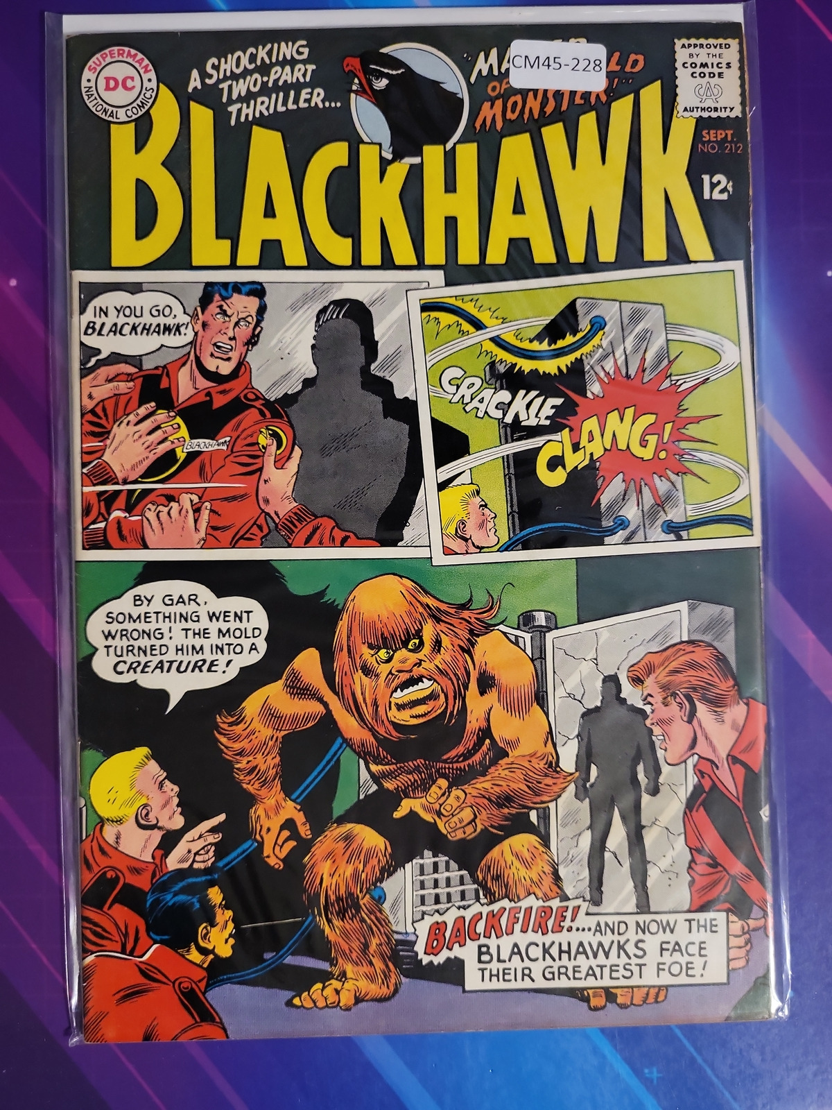 BLACKHAWK #212 VOL. 1 MID GRADE DC COMIC BOOK CM45-228