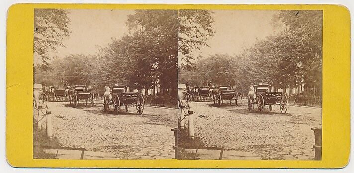 NEW YORK SV - Saratoga - Broadway Carriages - 1860s RARE