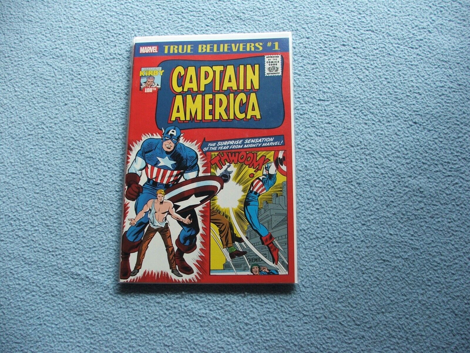 Marvel Comics True Believers Captain America Celebrating Jack Kirby 100th