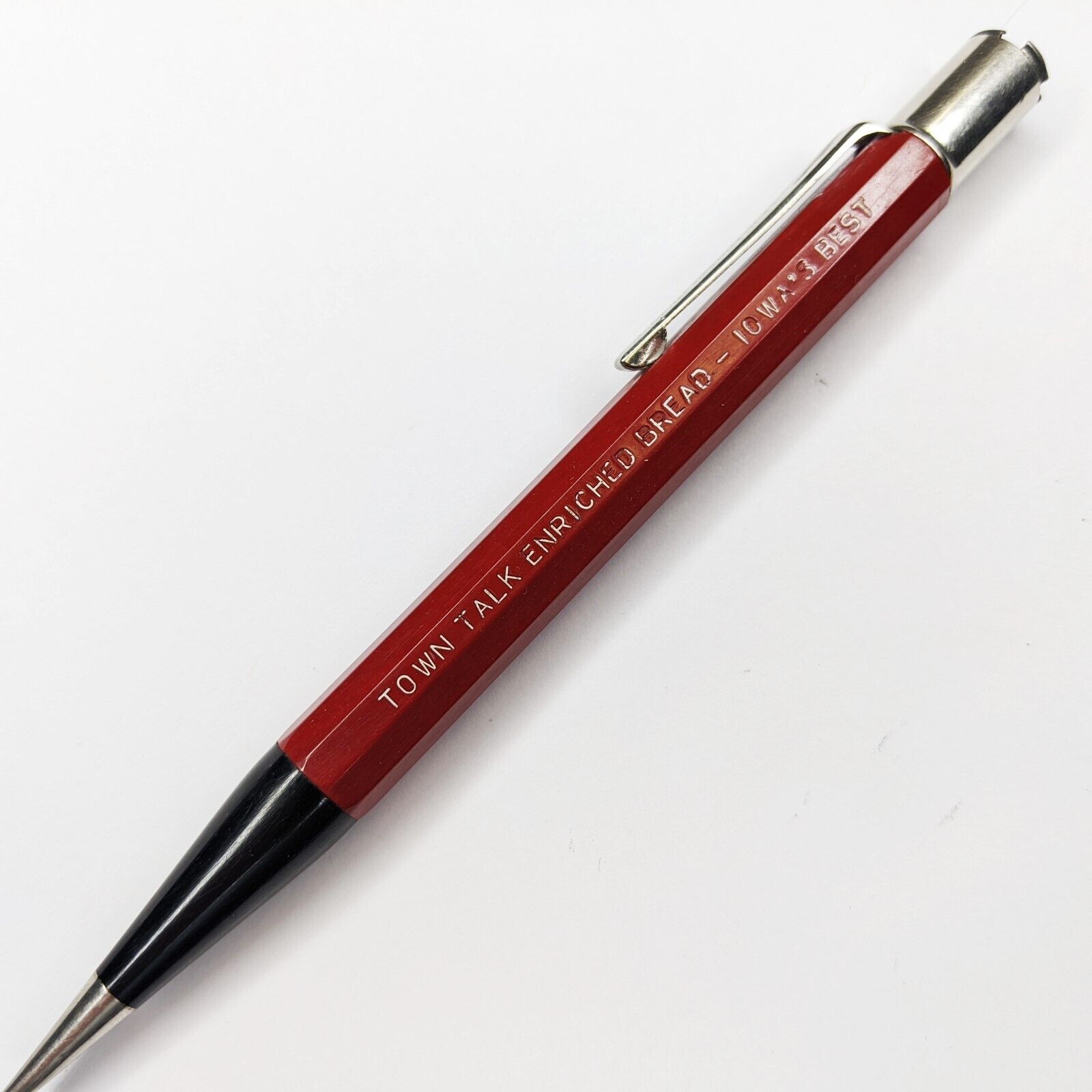 c1940s Iowa Town Talk Enriched Bread Advertising Autopoint Mechanical Pencil G41