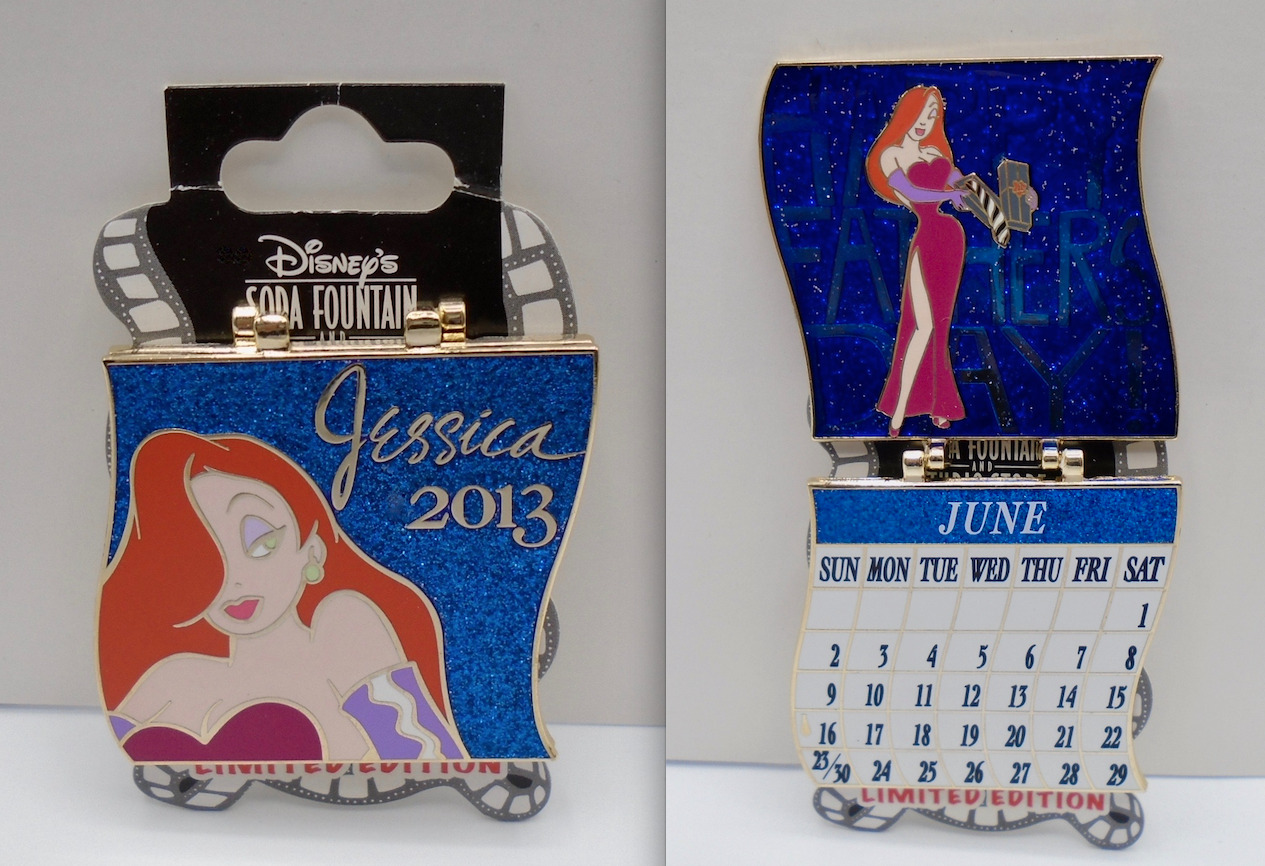 Disney DSF Jessica Calendar 2013 June Surprise Release Pin LE