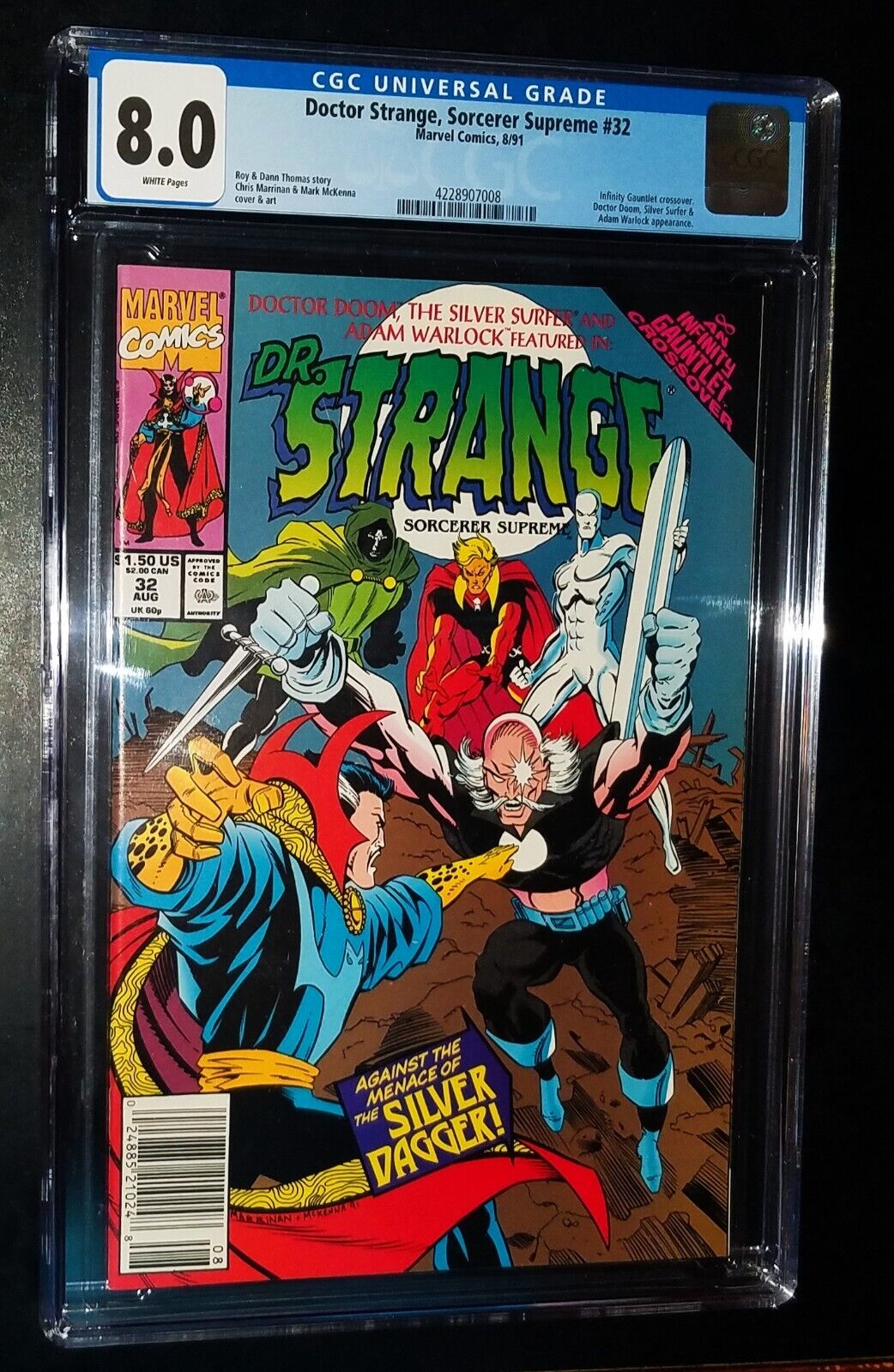 CGC DOCTOR STRANGE, SORCERER SUPREME #32 1991 Marvel Comics CGC 8.0 Very Fine
