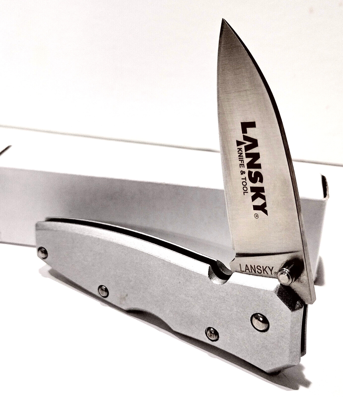 Lansky Sharpeners Lightweight Aluminum Lockback Folding Pocket Knife