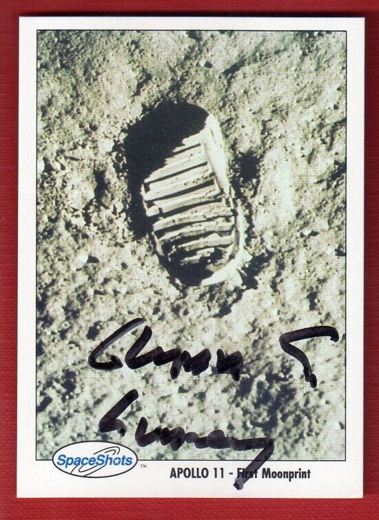 Glynn Lunney Signed Spaceshots Card #31 - NASA Apollo Flight Director Autograph