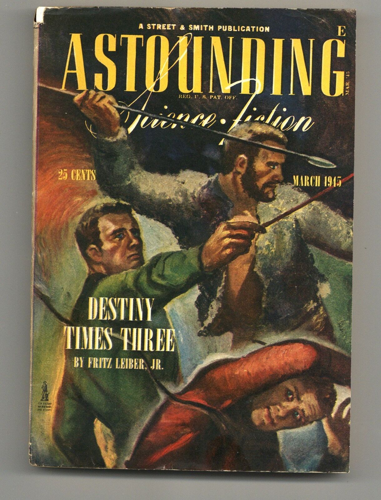 Astounding Science Fiction Pulp / Digest Vol. 35 #1 GD 1945 Low Grade