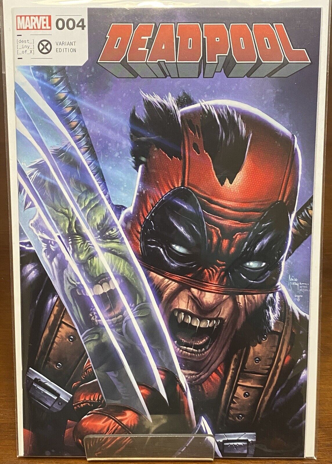 Deadpool #4 Mico Suayan Trade Cover (A) Marvel Comics LTD 3000