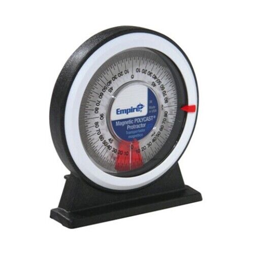 Empire Level 36 Magnetic Polycast Protractor w/Built-In Angle Pitch Calculator