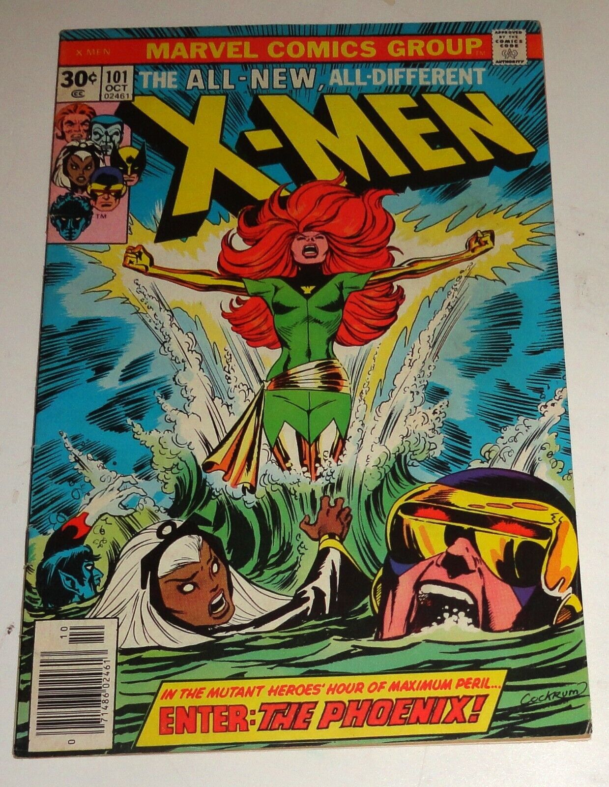 X-MEN #101 KEY ISSUE IST APP PHOENIX VF/VF- 1976 COCKRUM