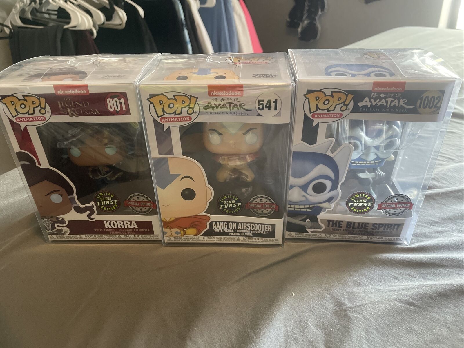 Avatar Funko Pop Chases Aang Kora And The Blue Spirit