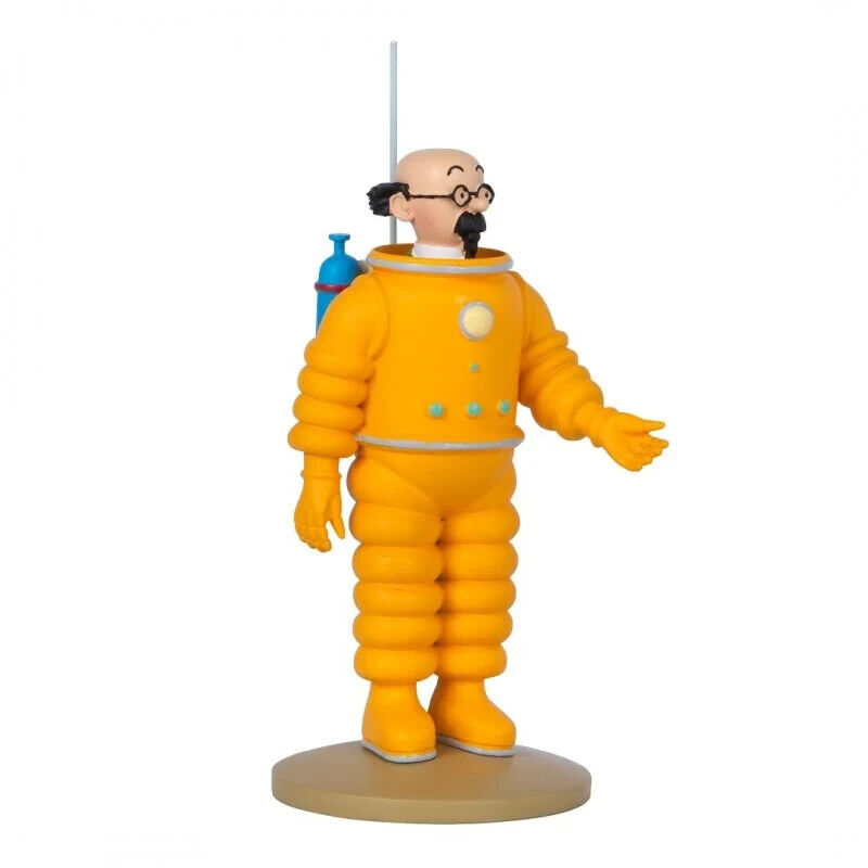 Prof. Calculus astronaut resin figurine statue Official Tintin product New
