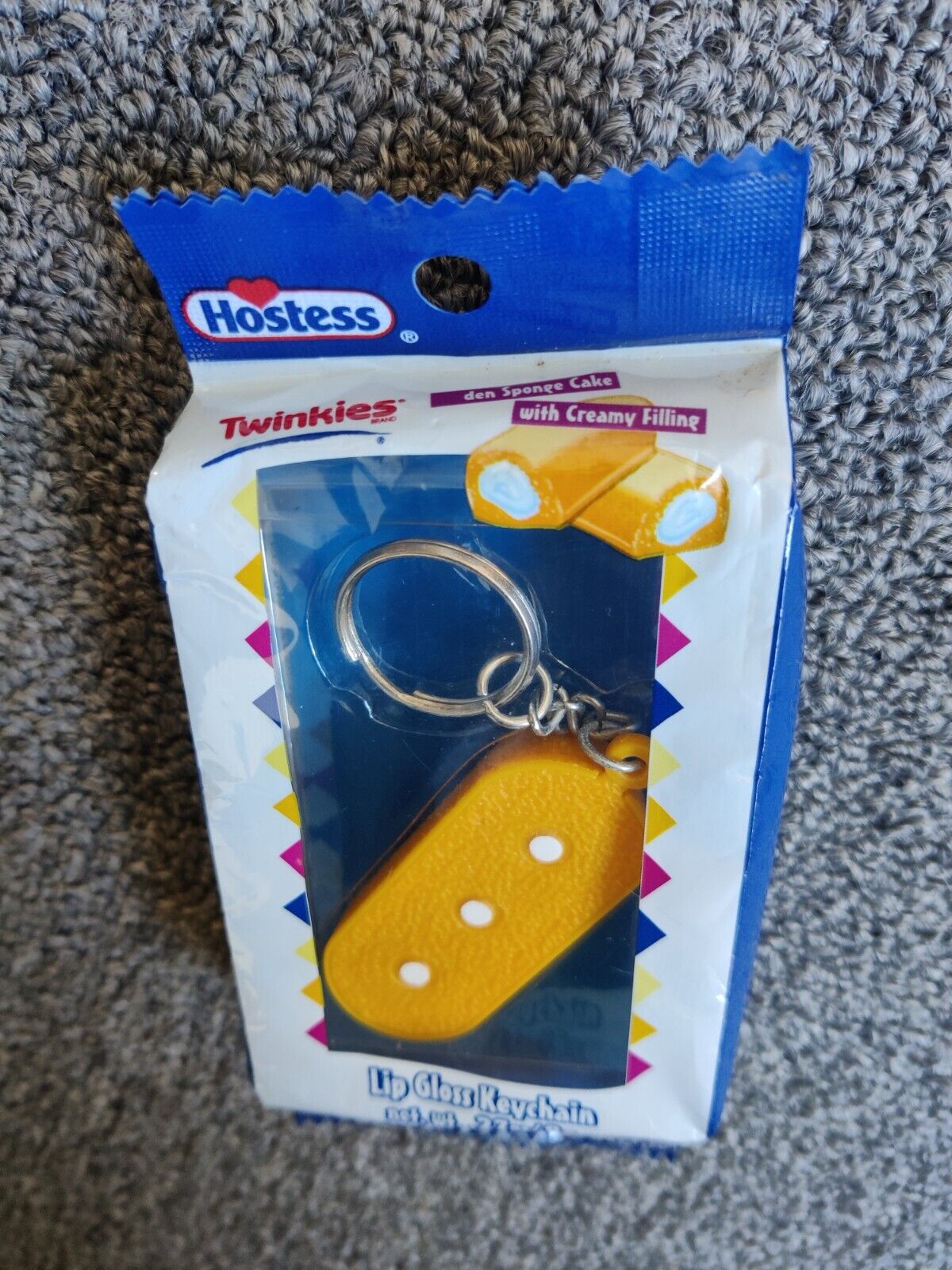 Hostess Twinkie Lip Gloss Keychain