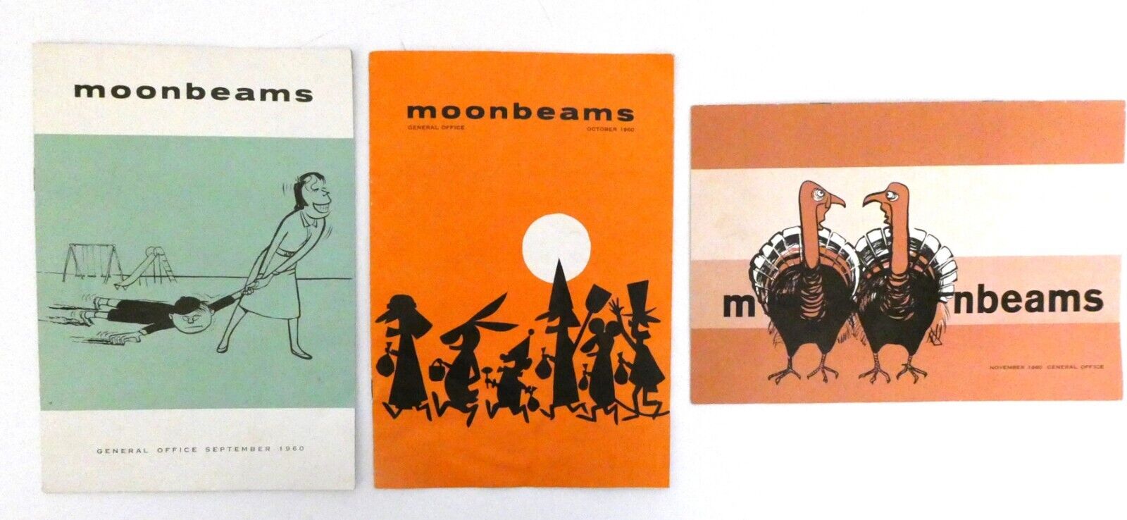 Procter & Gamble Moonbeams Corporate Monthly Pamphlets Sept-Nov 1960