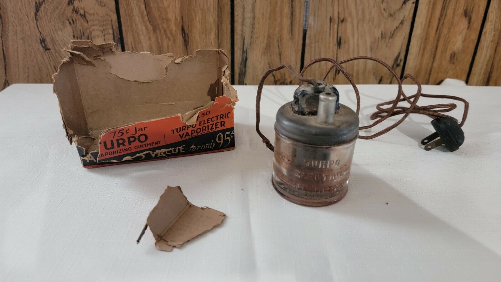 Antique Turpo Electric Vaporizer  By The Glessner Company 