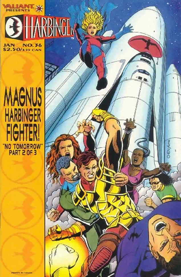 Harbinger #36 VF; Valiant | Magnus Robot Fighter - we combine shipping