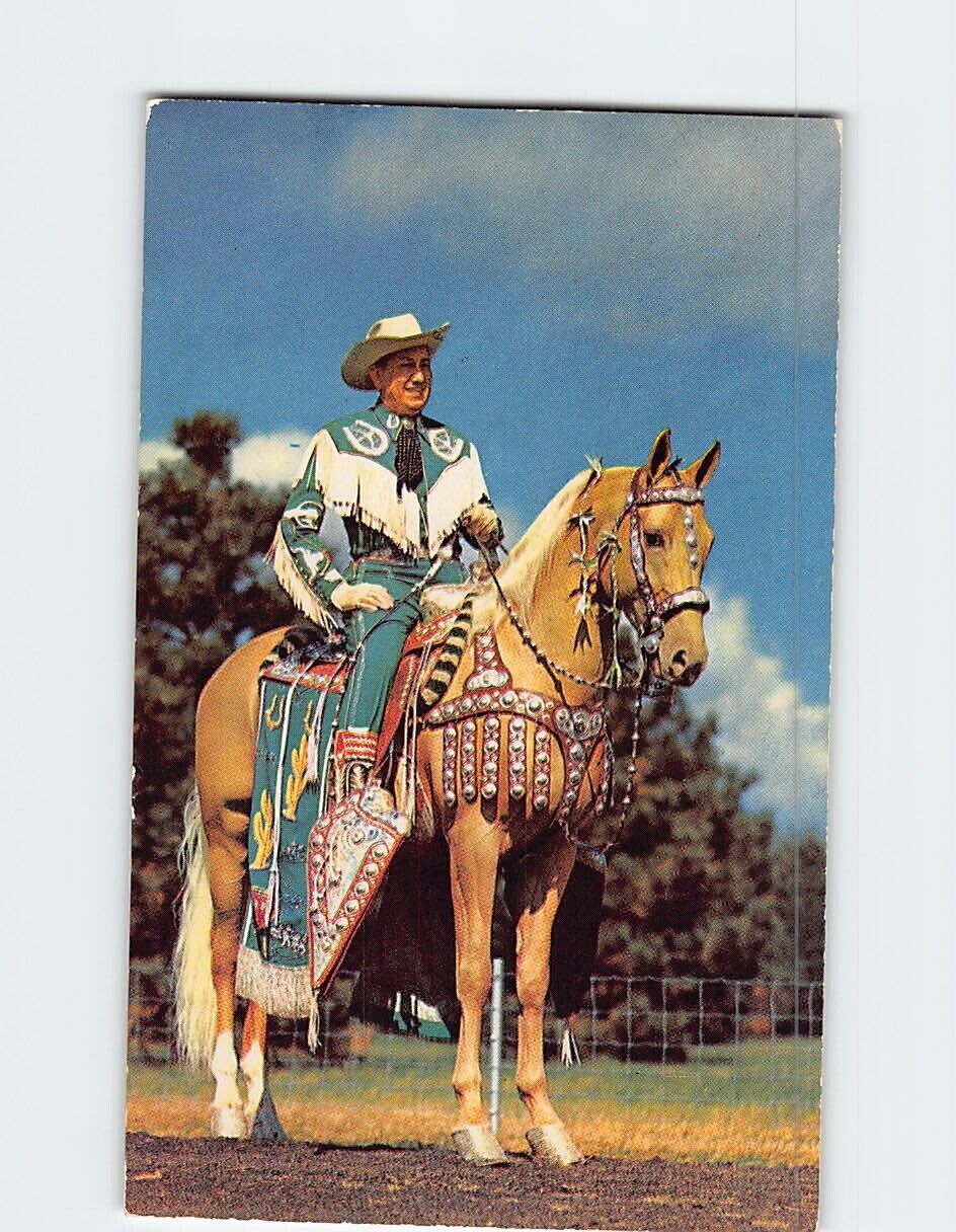 Postcard Peavine\'s Golden Major National Champion Parade Horse Omaha Nebraska