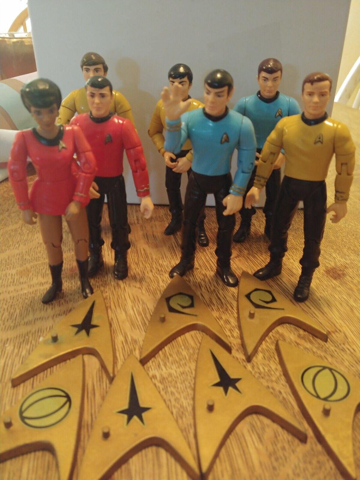 Star Trek Classic Series   Action Figure Lot Playmates 