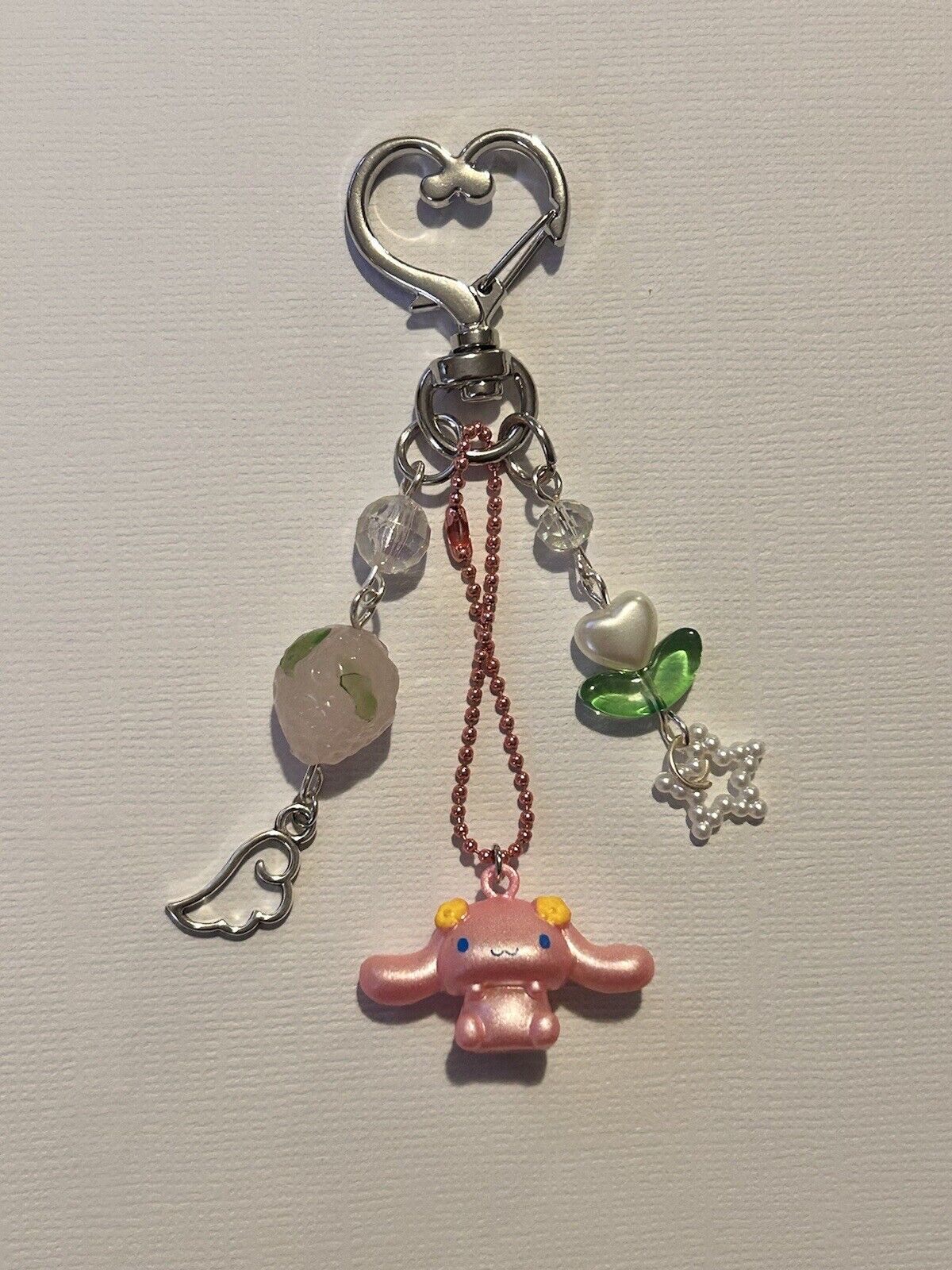 Cherry/Poron Cinnamoroll Sanrio Gotochi Charm Keychain