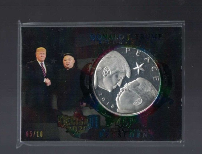 2020 Decision Series 2 Donald J. Trump / GOLD Plated Coin #TC1  #5/10 