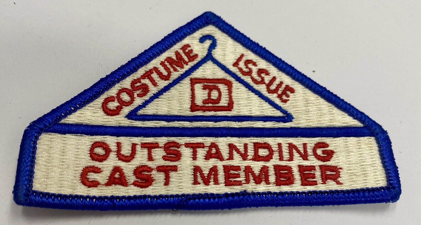 Rare Vintage Disneyland Costuming Department Outstanding Castmember Patch