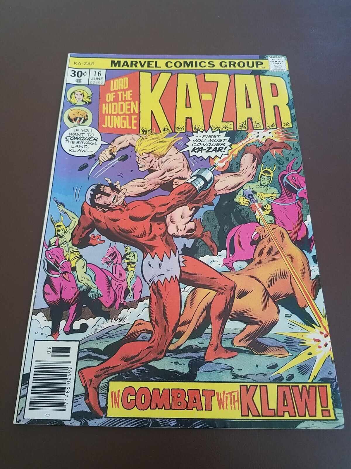 Ka-Zar Lord of the Hidden Jungle #16 (Marvel Comics 1976) We Combine Shipping
