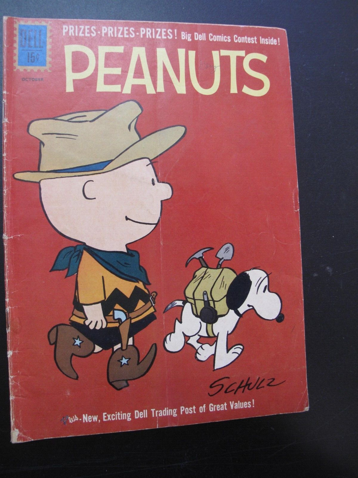 Comics Comic Book Charles Schulz Color Illus. Peanuts No. 10 October Dell 1961