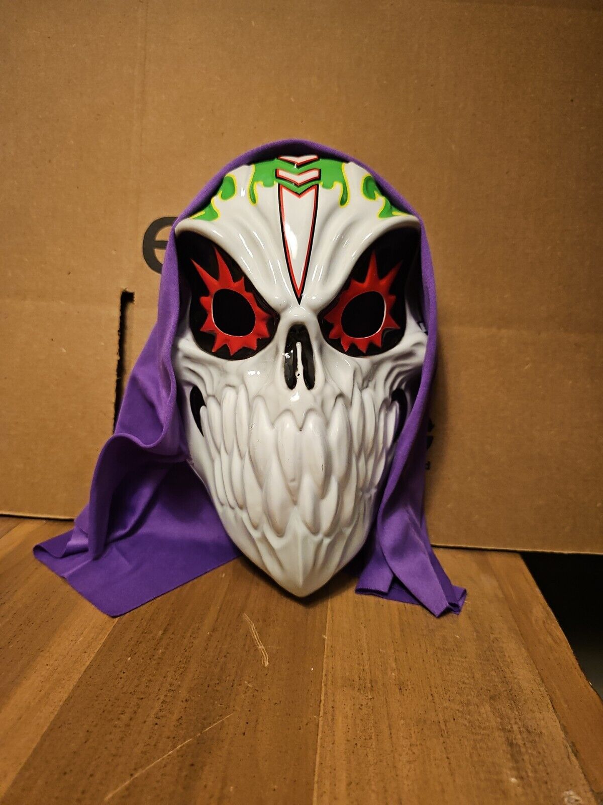Monster Jam Grave Digger Halloween Mask Costume Skull Reaper Mask 2019 Feld