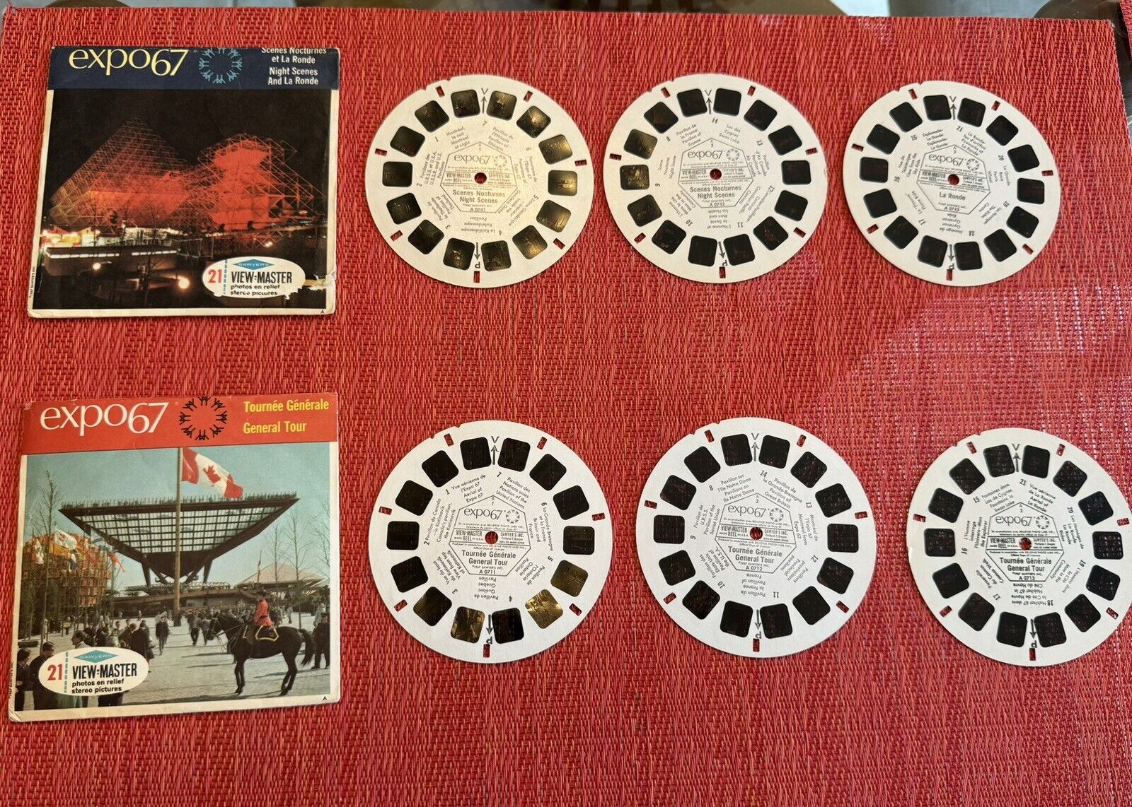Vintage Viewmaster Reels Expo 67 Montreal