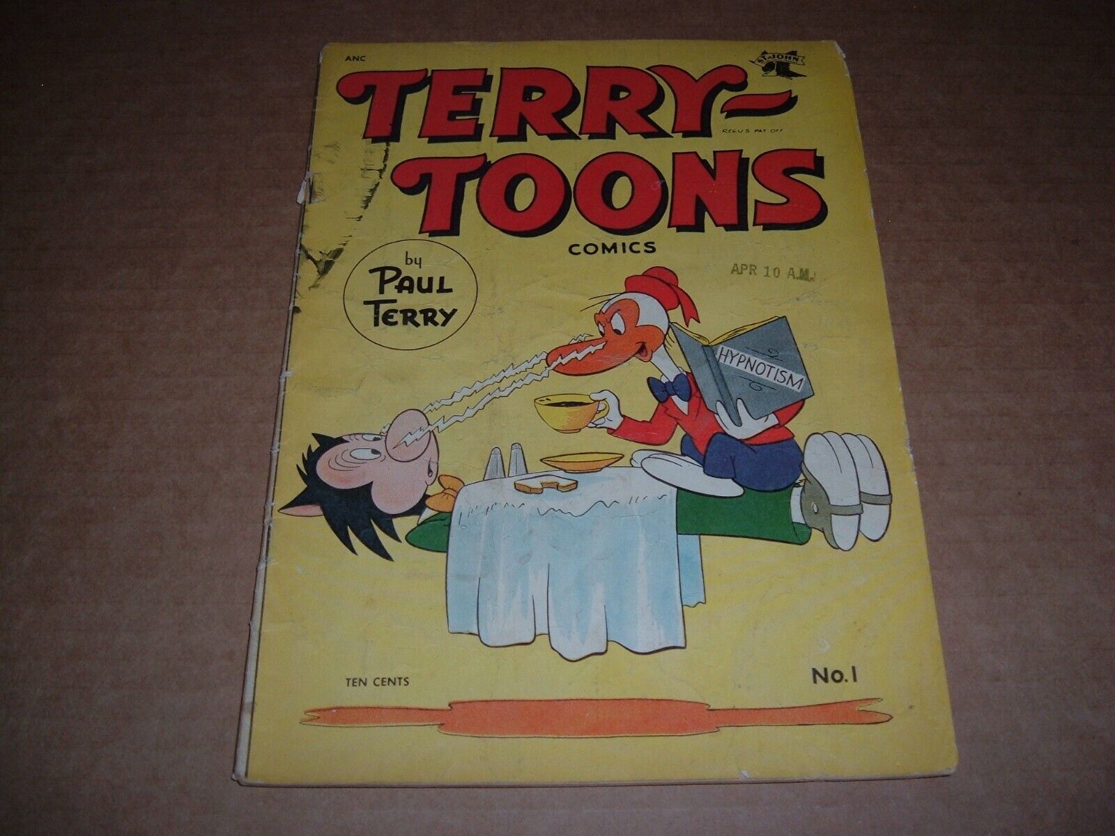 Terry-Toons 1 VG-  1952-scarce-lower grade but presents quite well