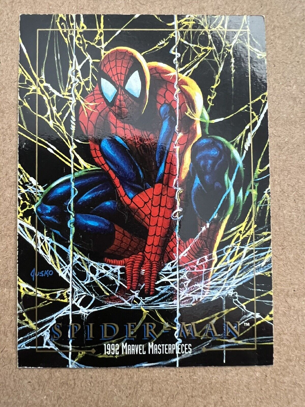 1992 Fleer Marvel Masterpieces Series 1 First Spider-Man Promo Card