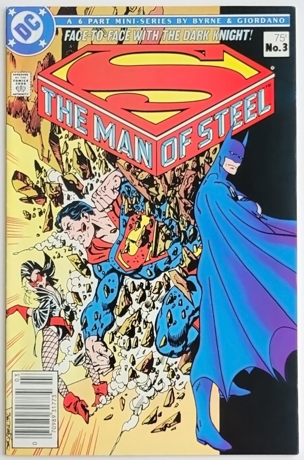 The Man of Steel #3 (1986) Vintage Key Comic, 1st Appearance of Magpie; Batman