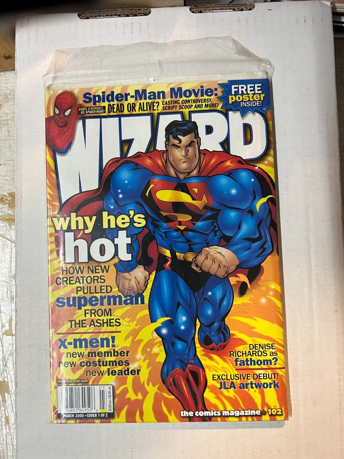 WIZARD: The Comics Magazine, March 2000, Cover 1 of 2 Issue 102 | Combined Shipp