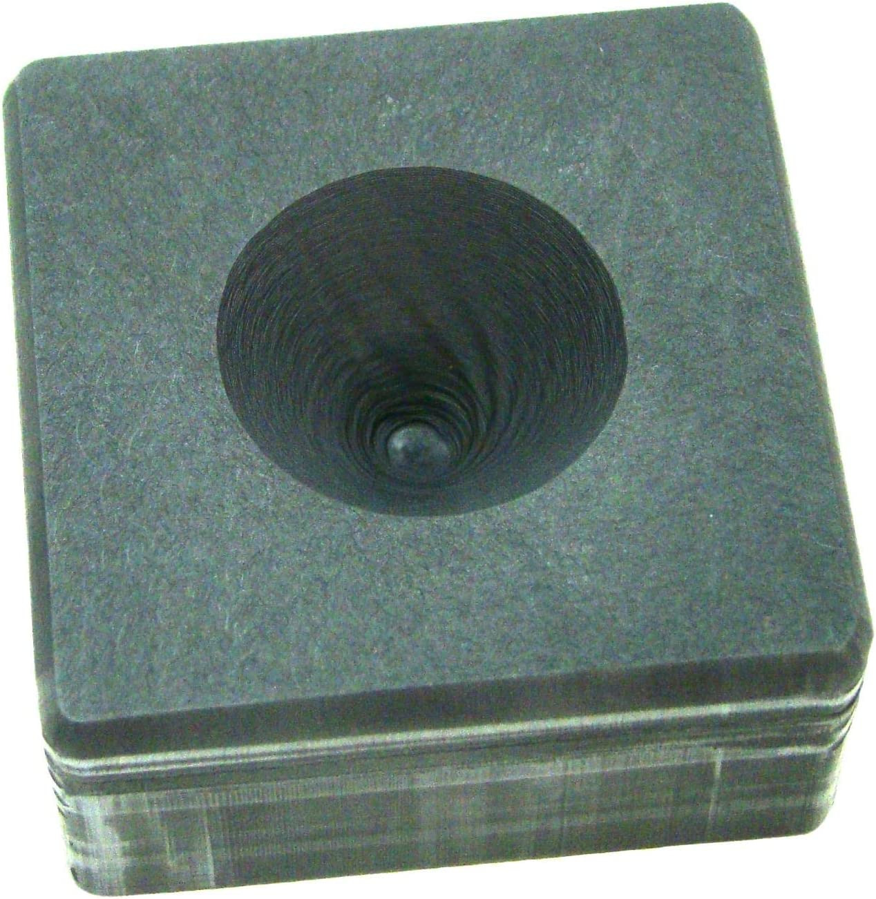 3Oz High Density Graphite Mini Conical Mold- Assy Gold Silver Black Sand Cone