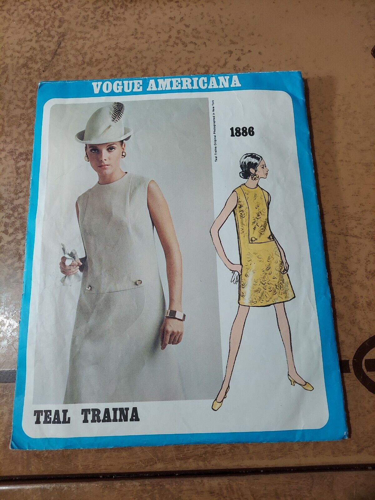 Vintage Vogue Americana 1886 Fancy Dress Pattern Size 16 Complete By Teal Traina