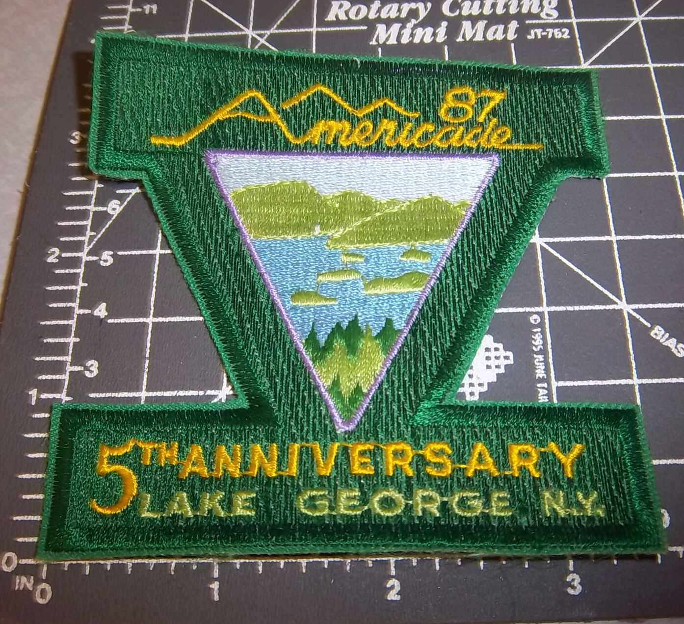 Americade 1987, Lake George New York, Embroidered Patch, great collectible