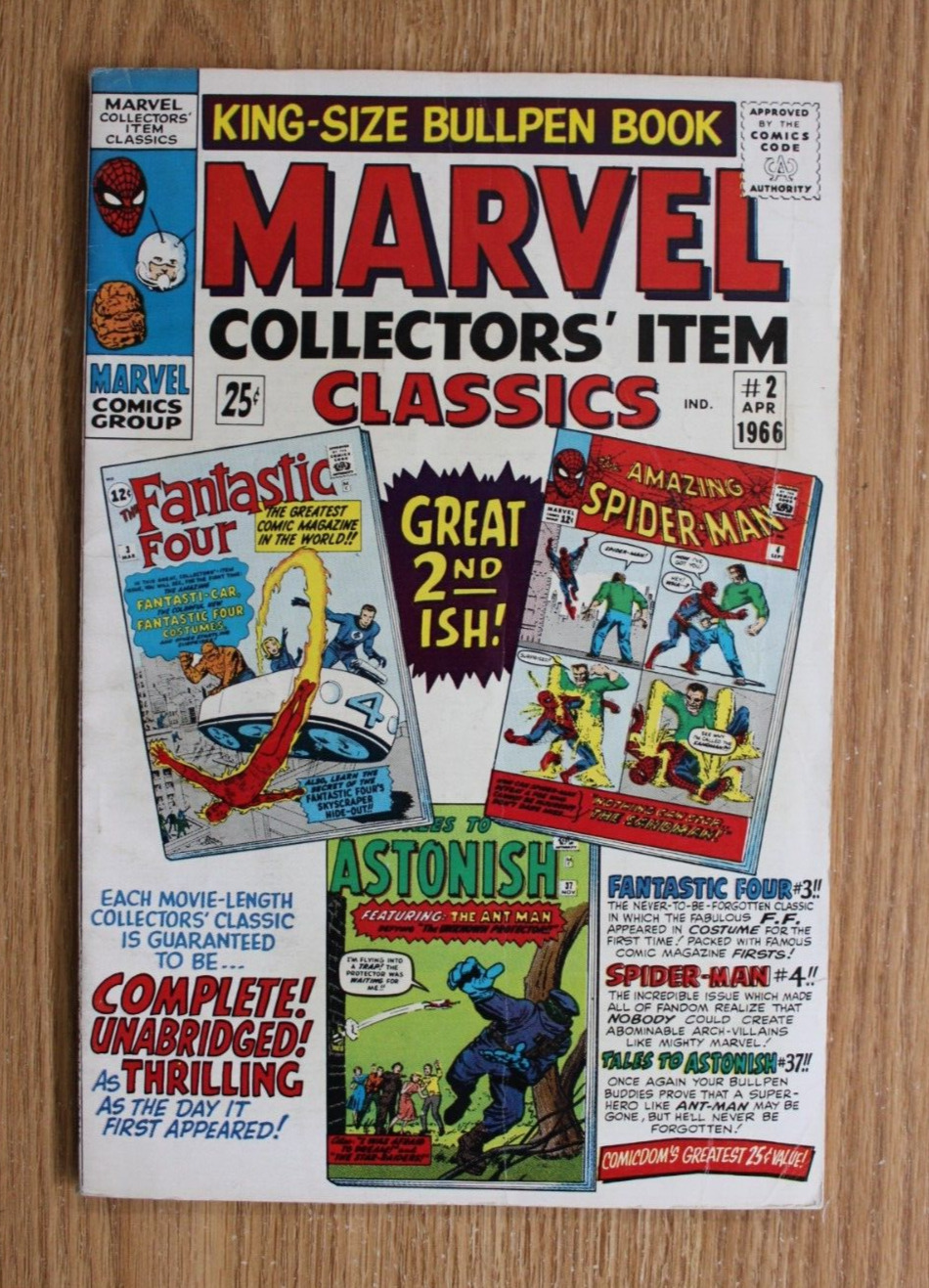 Marvel Collectors Item Classics #2 (1966) VG+