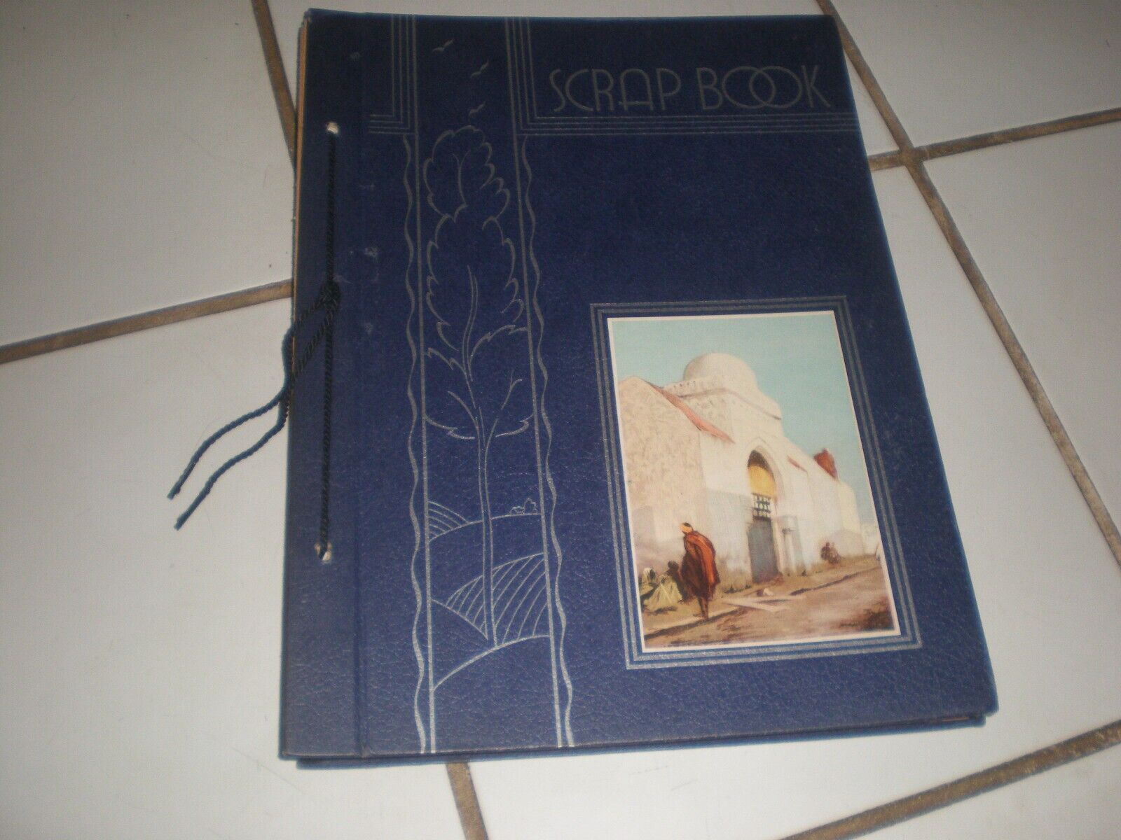 Large Vintage Scrap Book Album Ephemera 1937 Spring Summer Theme 