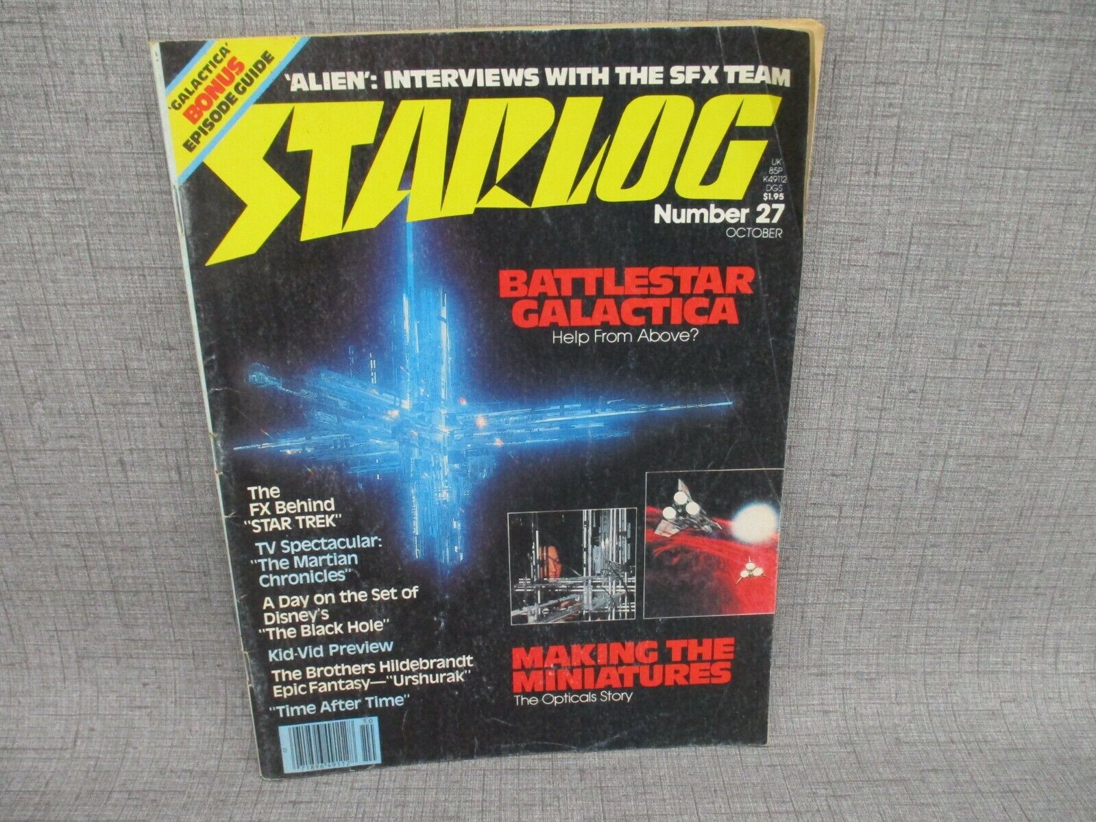 Starlog Magazine 27 Battlestar Galactica Urshurak The Martian Chronicles Vintage