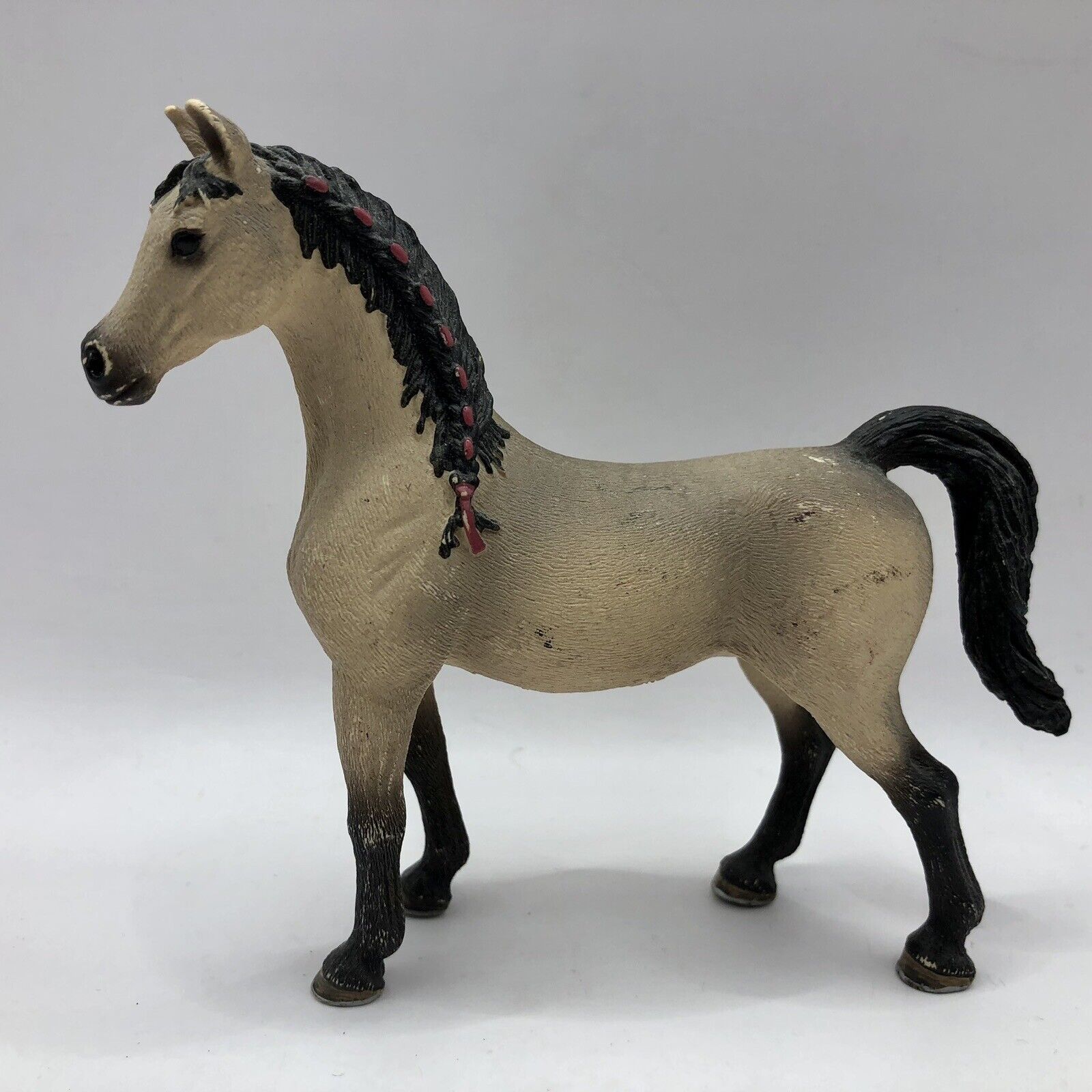 Schleich Arabian Quarter Horse figure mare pink braid 5\