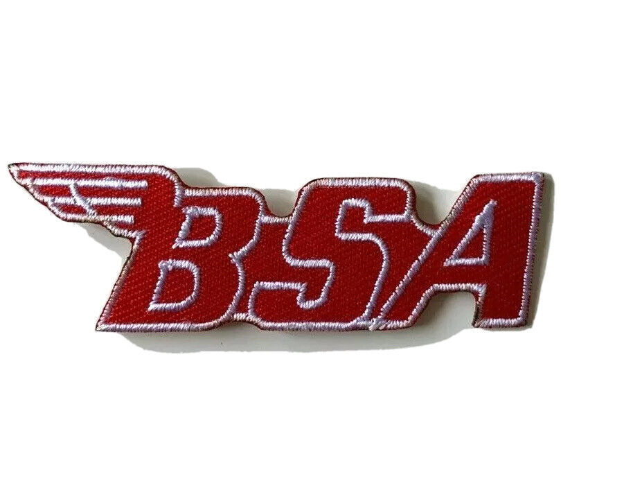 BSA - British Classic BSA Motorcycles Sew on Iron on Embroidered- Patch 
