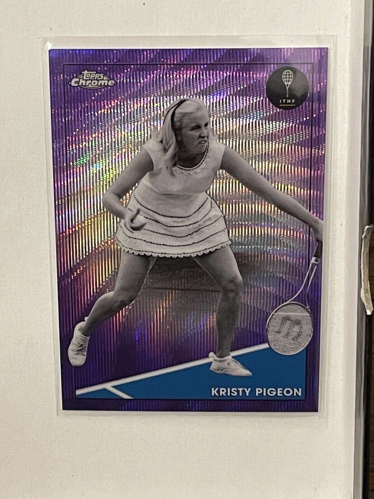 2021 Kristy Pigeon TOPPS Tennis Purple REFRACTOR #139/199 Card