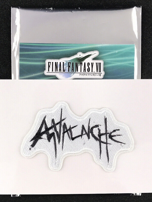 Final Fantasy VII Rebirth AVALANCHE Mini Wappen Embroidered Patch Square Enix