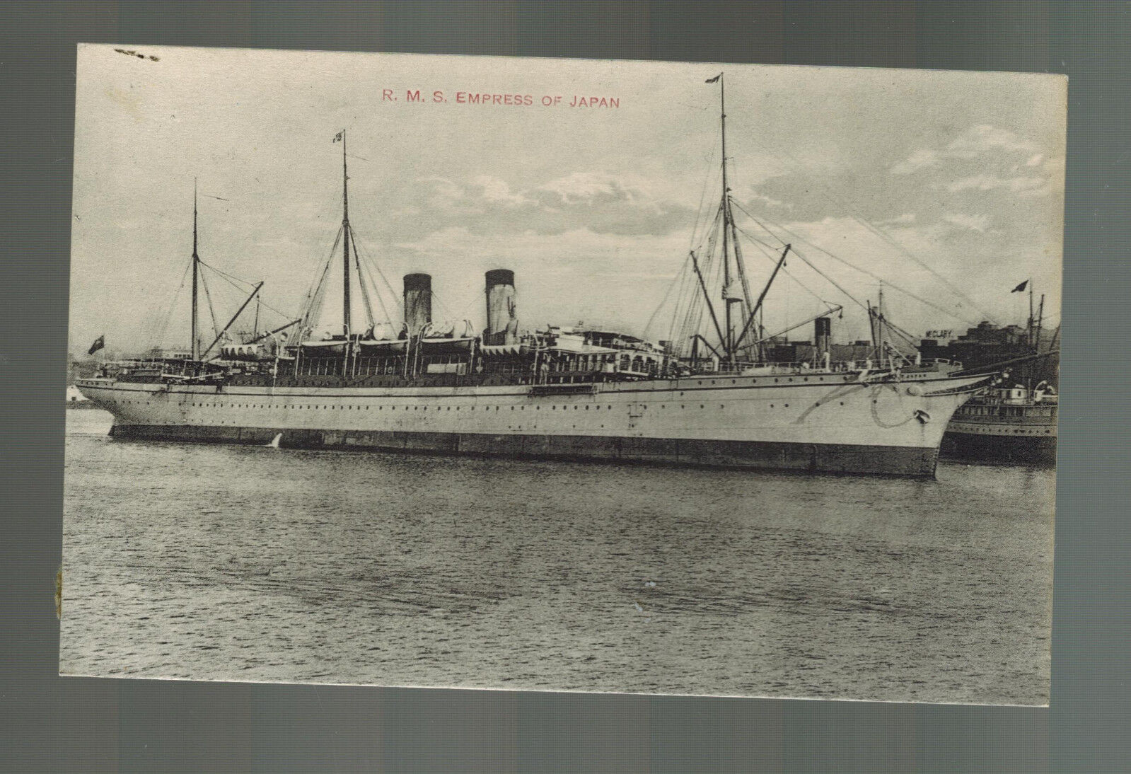 Mint England Ship Picture Postcard RMS Empress of Japan RPPC